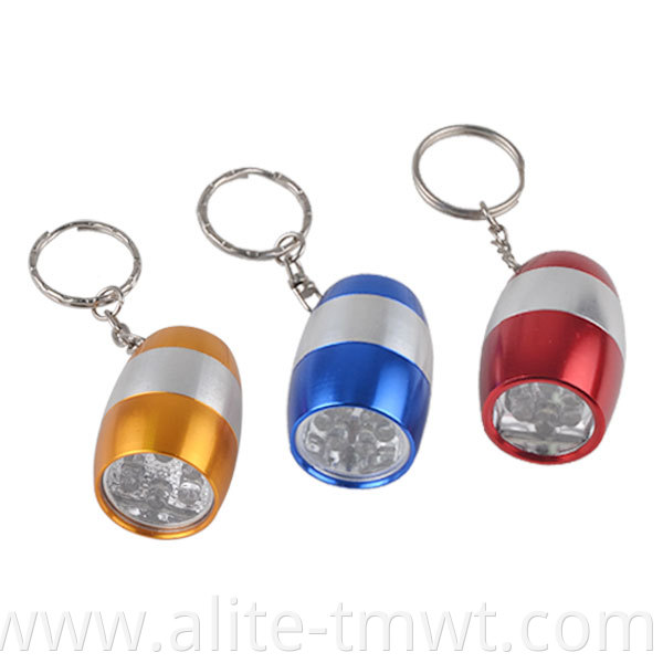 Best Promotional Item 6 LED Light Mini Cute Flashlight Keychain